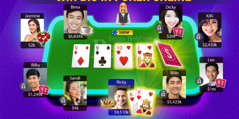 Quy tắc chơi poker texas hold'em & mẹo thăng hạng siêu tốc